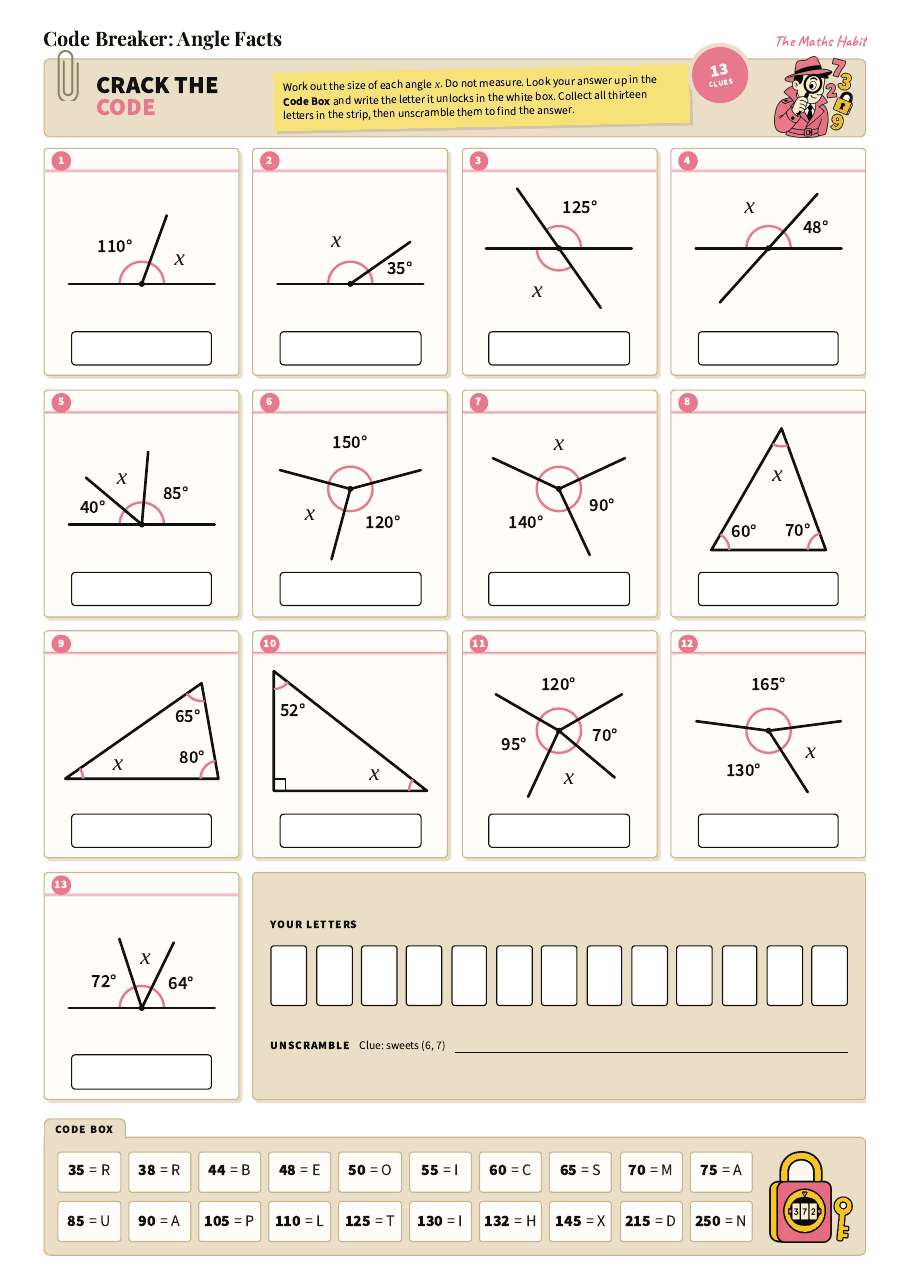 Code breaker: angle facts, first page