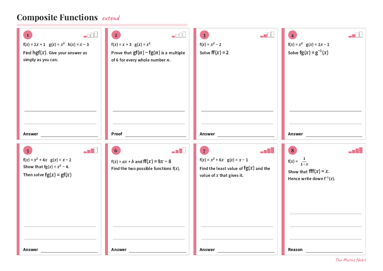 Composite functions, Extend, first page