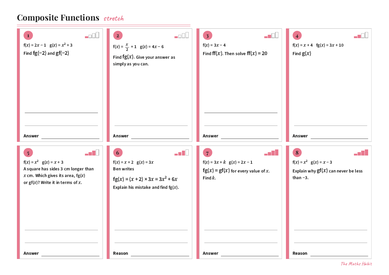 Composite functions, Stretch, first page