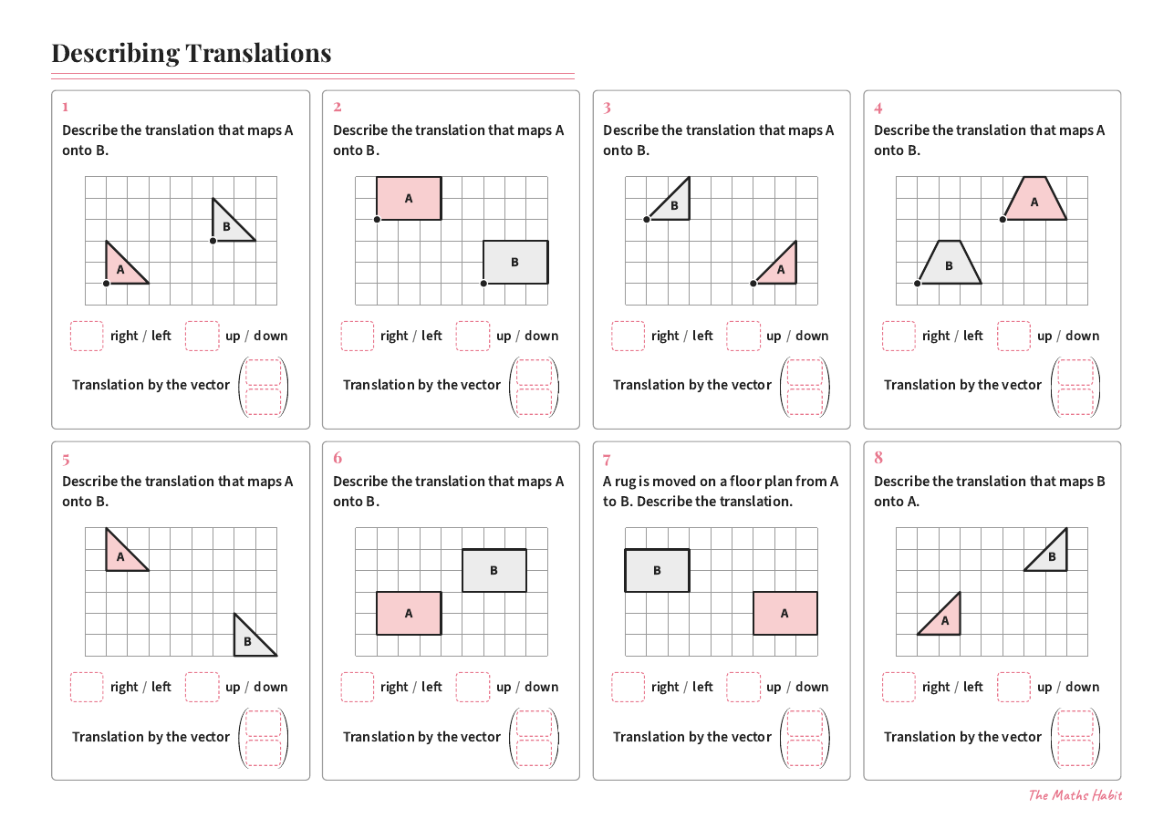 Describing translations, first page