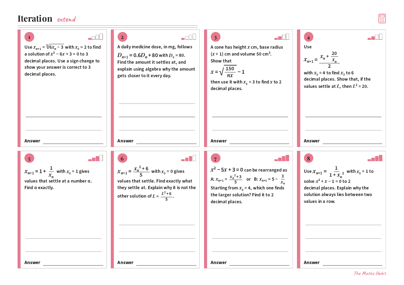 Iteration, Extend, first page