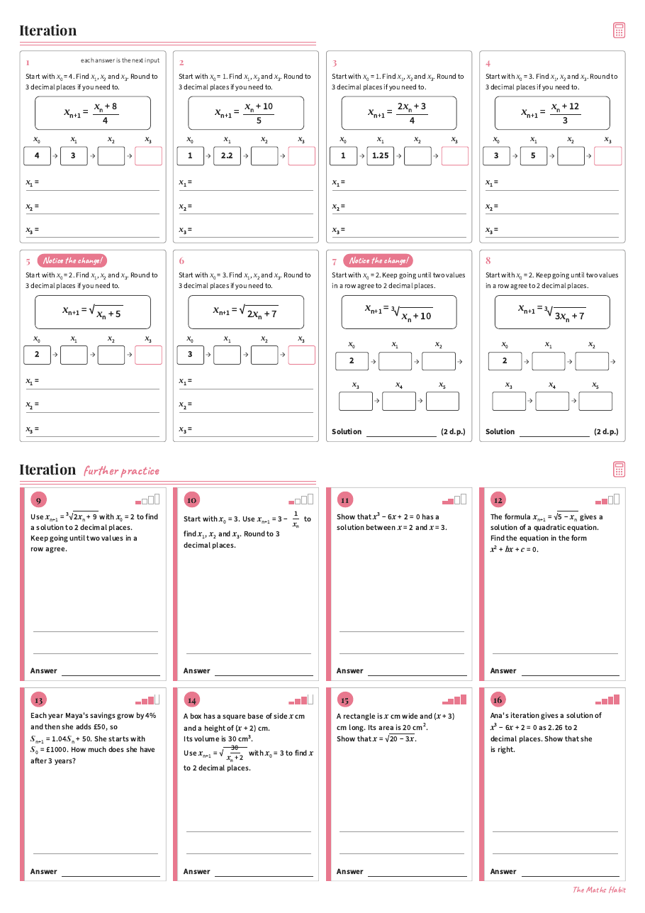 Iteration, first page