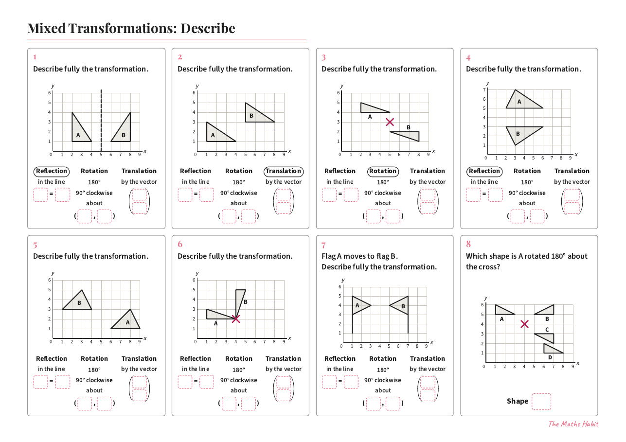 Mixed transformations: describe, first page