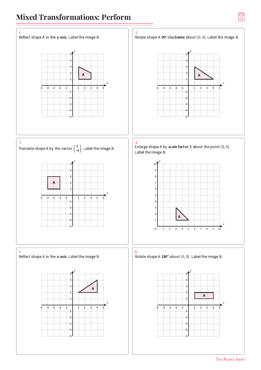 Mixed transformations: perform, first page
