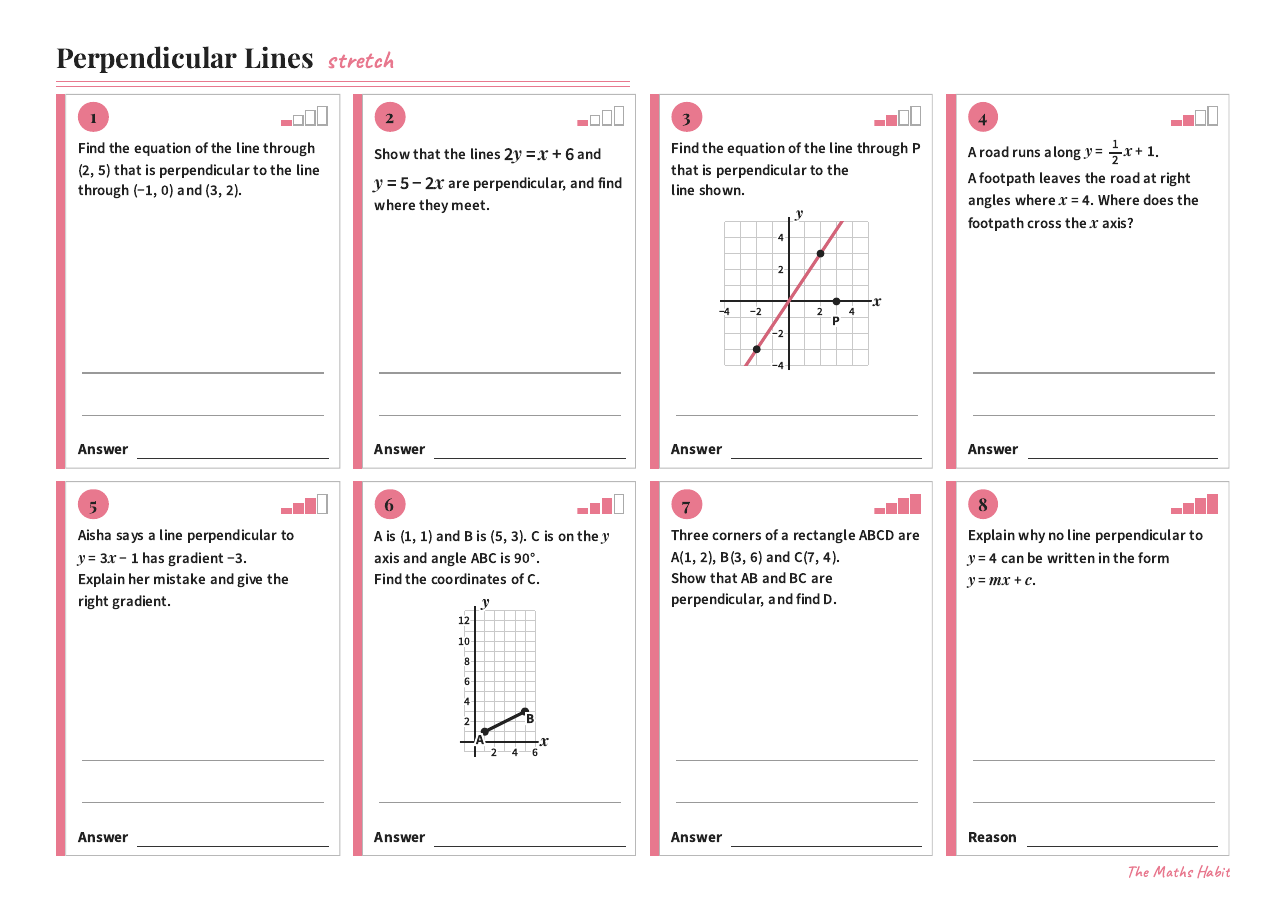 Perpendicular lines, Stretch, first page