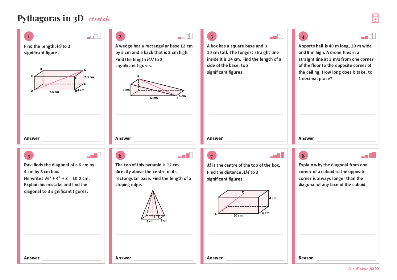 Pythagoras in 3D, Stretch, first page