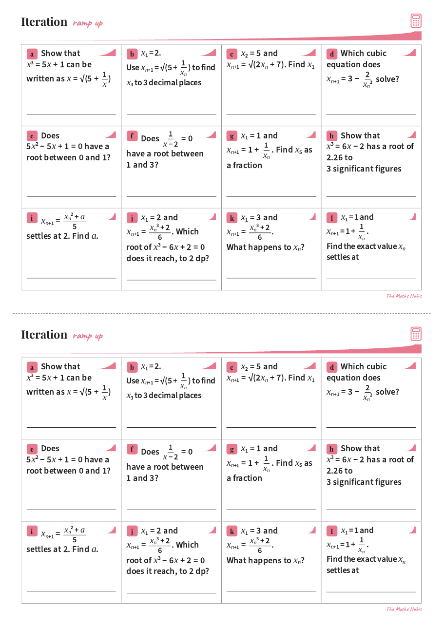 Ramp up: iteration, Extend, first page