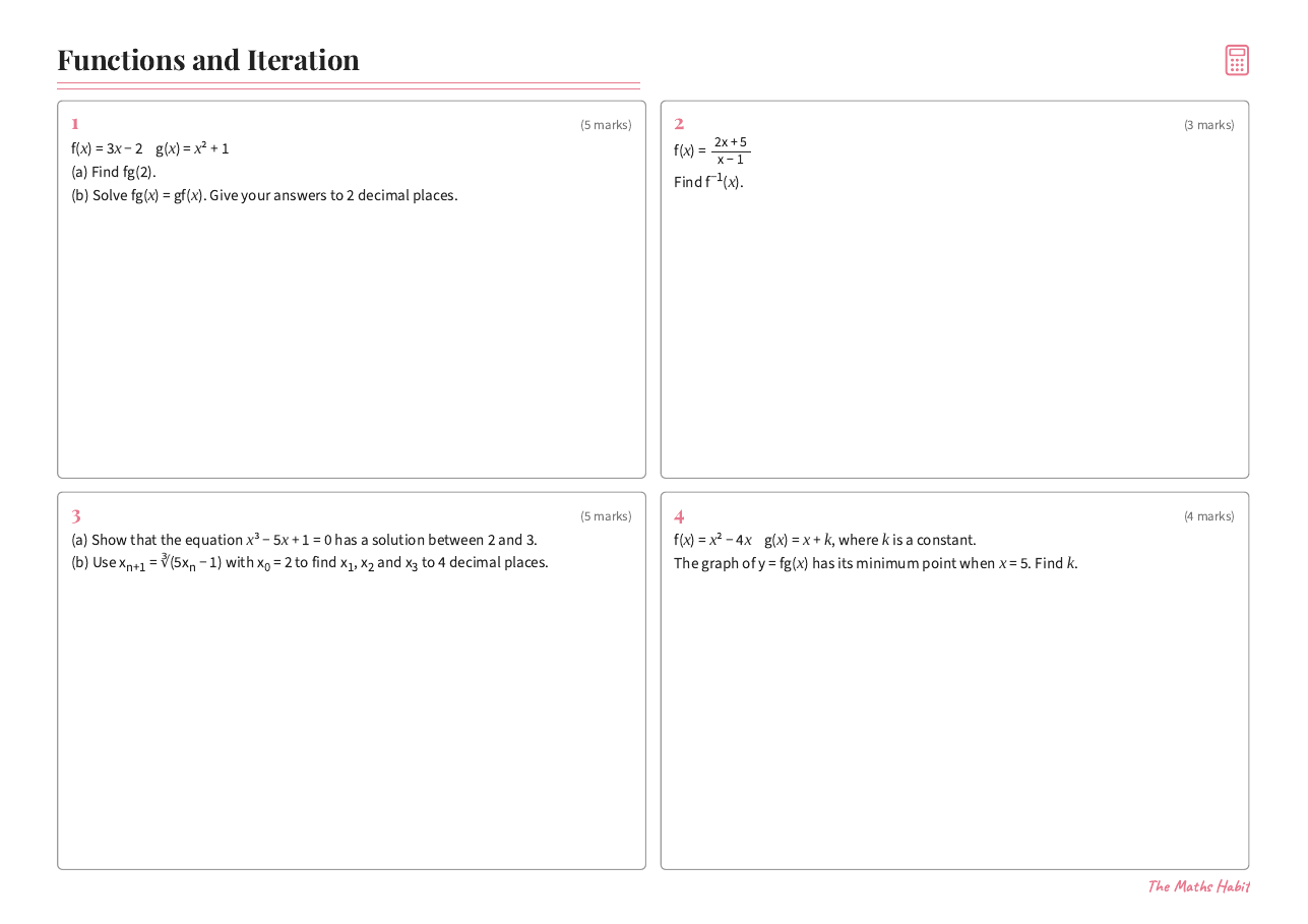Functions and iteration, first page