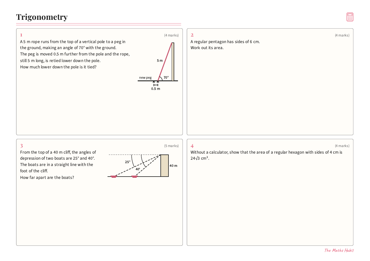 Trigonometry, first page